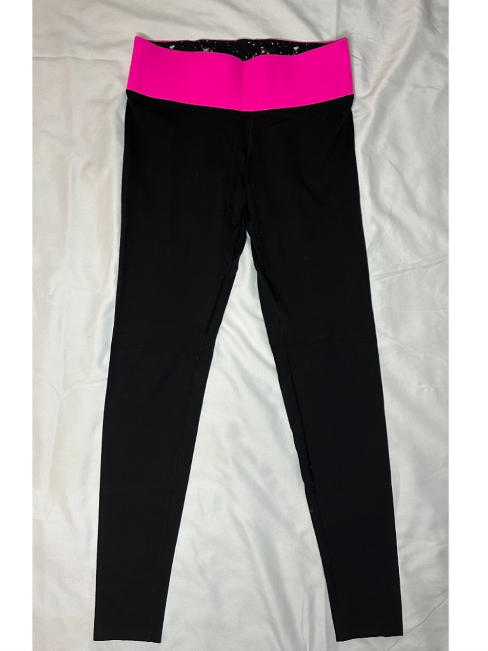 Pink reversible leggings